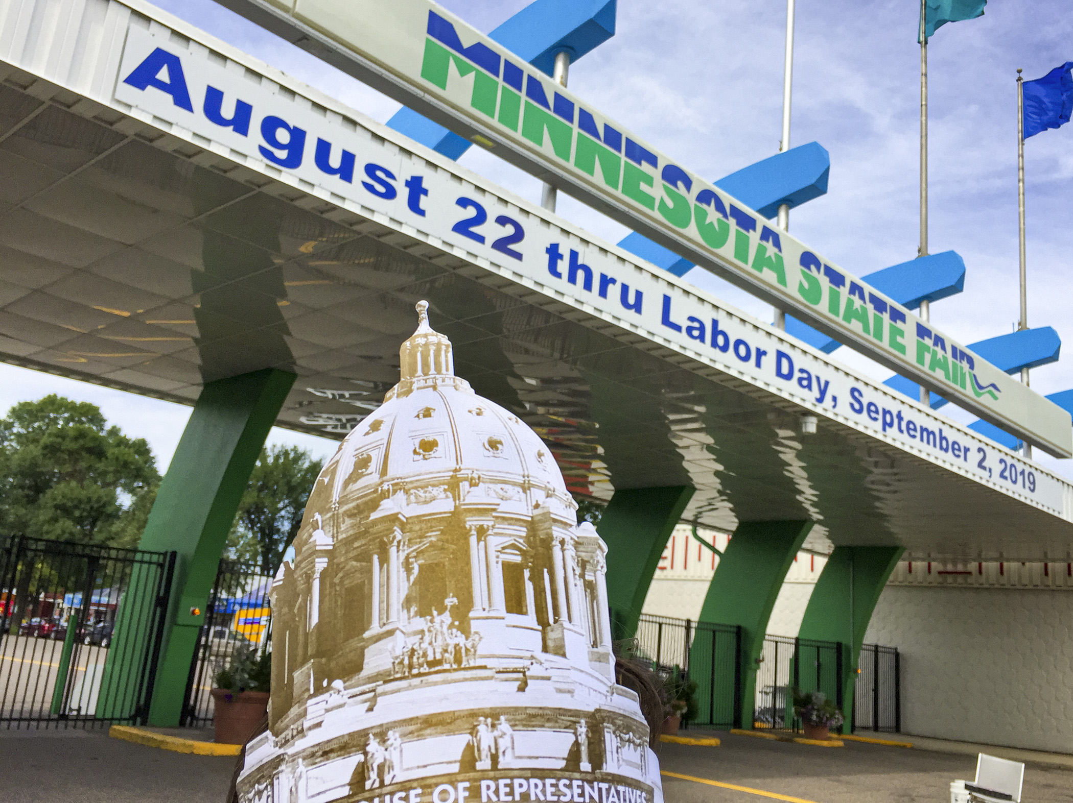 The popular Capitol hats will again be available at the House of Representatives booth at the Great Minnesota Get-Together.